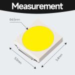 High Efficiency 5054 SMD LED Chip 26V 25mA 258lm/W LED Chip