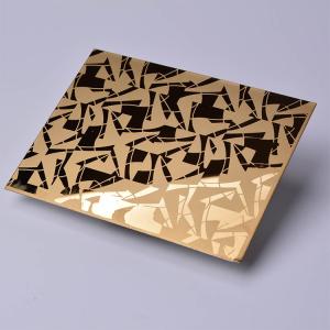 China 6k 8k Stainless Steel Decorative Sheets Etched 430 0.5mm Decorative Metal Sheets factory