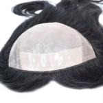 16" 100% Chinese Cuticle Remy Hair Toupee for Women Hair Silk Top Hair Topper