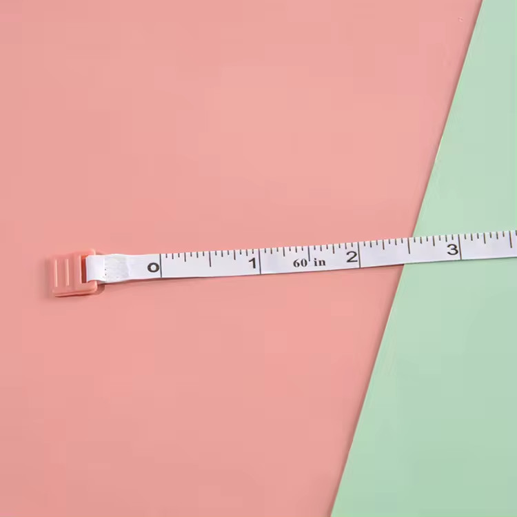 1.5m Portable Keychain Mini Tape Measure For Health And Fitness 60 Inch Square Plastic Measuring Tape With Your Logo