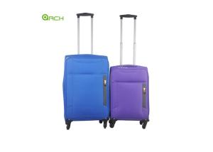 China 600D Polyester Material Trolley Case Luggage Bag Sets with Spinner Wheels factory