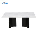 1800*900mm Contemporary Customized Ceramic Top Dining Table, Knock-Down,Indoor