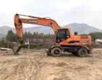 Original Color Used Doosan DH210W-7 Wheel Excavator In Good Condition/Used