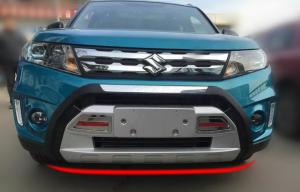 China Suzuki New Vitara 2015 2016 Car Bumper Guard Front And Rear Black &amp; Silver factory