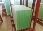 Patterned Solar PV Glass , Ultra White Low Iron Toughened Glass 91.7% Transmitta