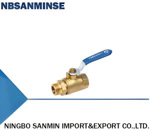 China Copper inner and outer wire ball valve factory