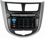 Ouchuangbo Car GPS Navi DVD Radio for Hyundai Verna /Accent /Solaris Central