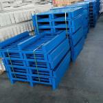 Heavy Duty Warehouse Steel Pallet 500KG-3000KG Load Capacity Steel Metal Pallets