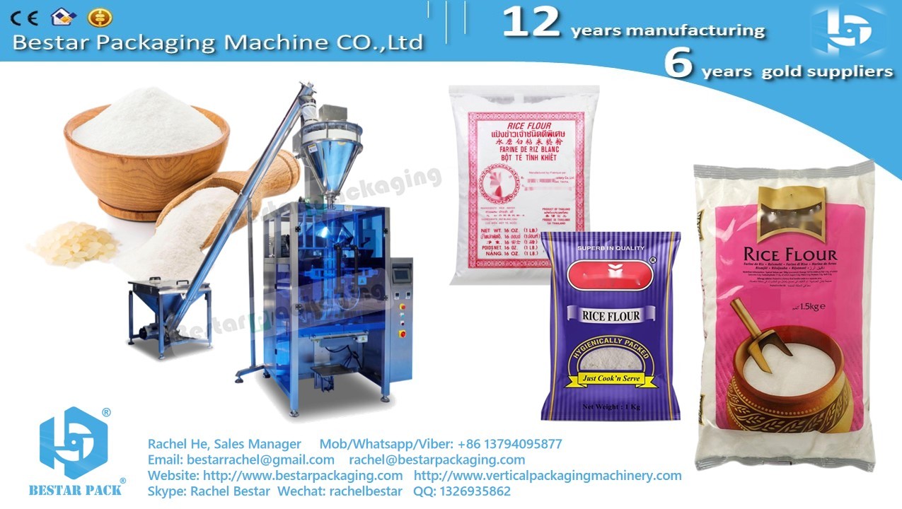 Gusset bag design machine for 1KG powder sachet packing BSTV-550DZ