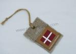 Editable Shape Engraved Folded Custom Clothing Hang Tags Set For Jeans