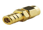 1.5 VSWR SMB RF Coaxial Connectors SMA Male To SMB Female Adapter 0-18 Ghz