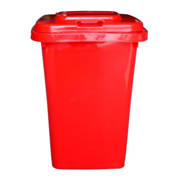 China 30 Gallons Recycle Trashcan Outside Plastic Trash And Recycling Can factory
