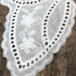 Embroidery Hollow Perforated Pure Cotton Collar Lace Pattern False Collar