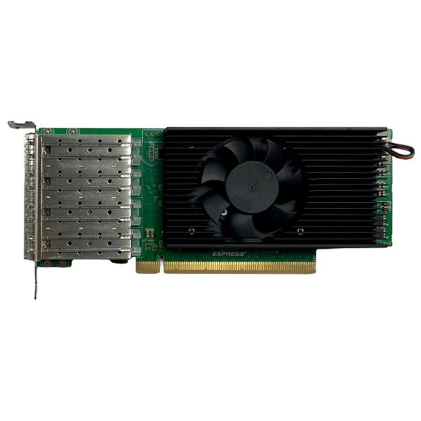 HZ25PS1600F4 25Gbps Four-Port Ethernet Network Card with SFP28 Interfaces for