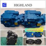 Harvester Tandem Hydraulic Pumps Black Blue Cast Iron Components