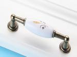 Cabinet Porcelain Handles And Knobs Zinc Dresser Handles Pattern Ceramic