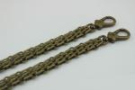 New product design zinc alloy snap hooks match 120 mm iron material gold chain