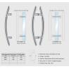 Buy cheap Sliding Glass Door Handle Set SUS304 No lock office door entry door push pull from wholesalers