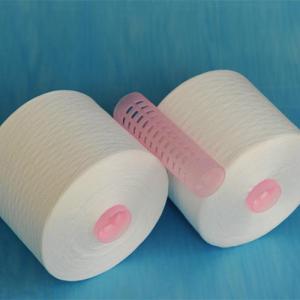 China Sewing Recycle Polyester Yarn 30S/3 With GRS Certificate factory