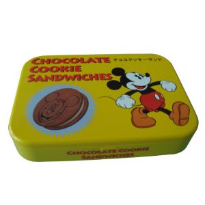 0.22mm Small Rectangular Tin Containers PMS Empty Tin Box