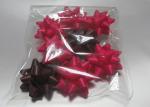 Multi material and colors christmas bow ribbon , 2” - 4" curling ribbon bows