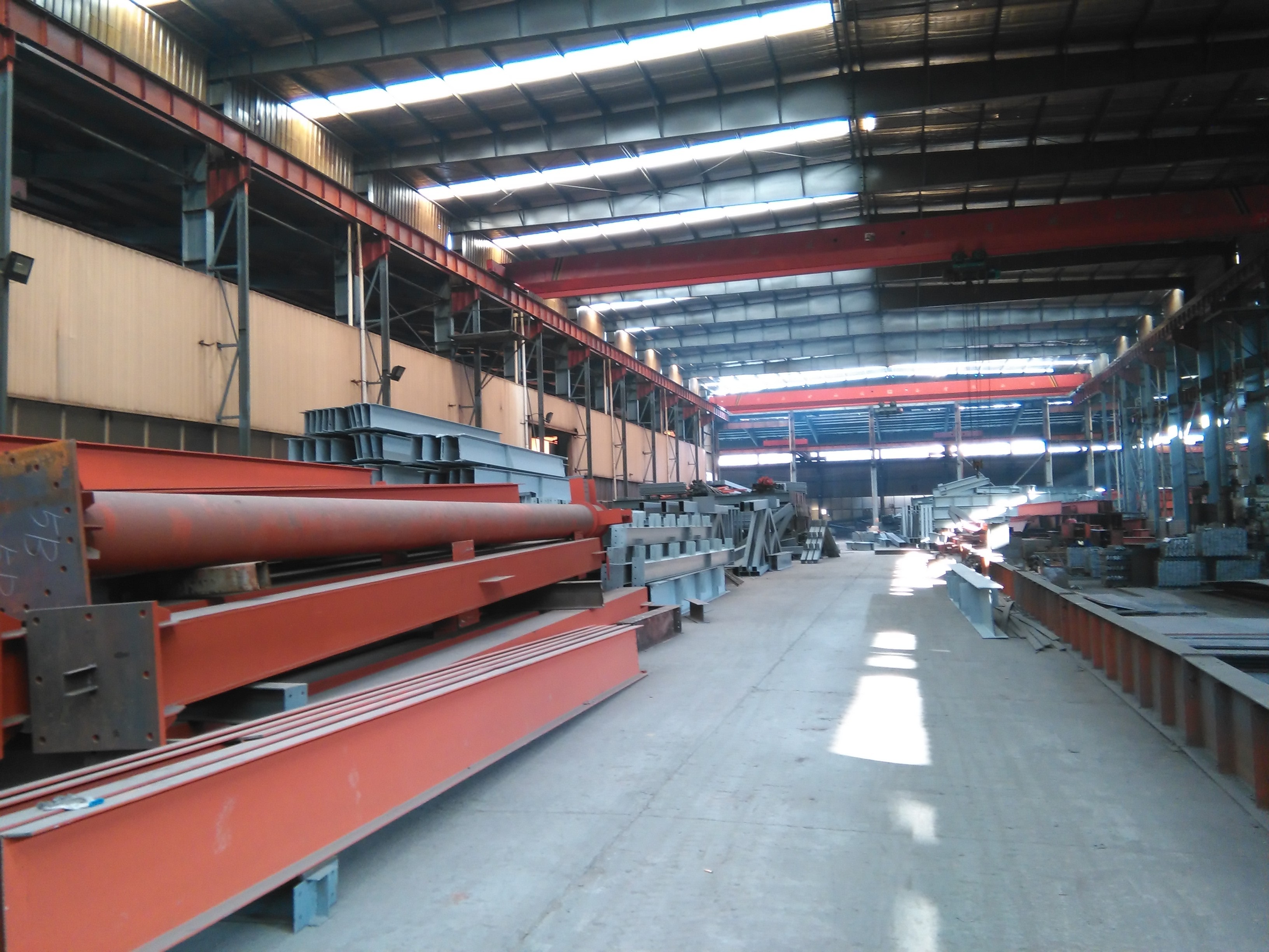 Prefabricated Warehouse Curved Roof Industrial Structural Steel Shed