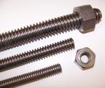 Stud Bolt Threaded Rod Coating Weld Nut Coated Metal Fastening Bolts for
