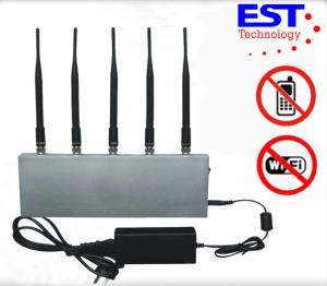 China Digital Cell Phone Blockers Jammers / WIFI jammer For Mobile Phone factory