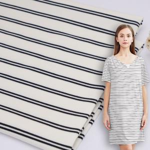 China Good Gloss Smooth Striped Lenjing Modal Material Fabric For Intimate Pajamas factory