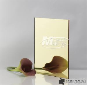 China 1mm To 5mm Thickness One Way Mirror Acrylic Plastic Sheet Flexible For Decoration factory