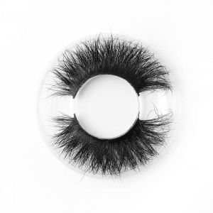 Handmade Siberian 27mm Mink Fluffy Eyelashes With Naturally Drop