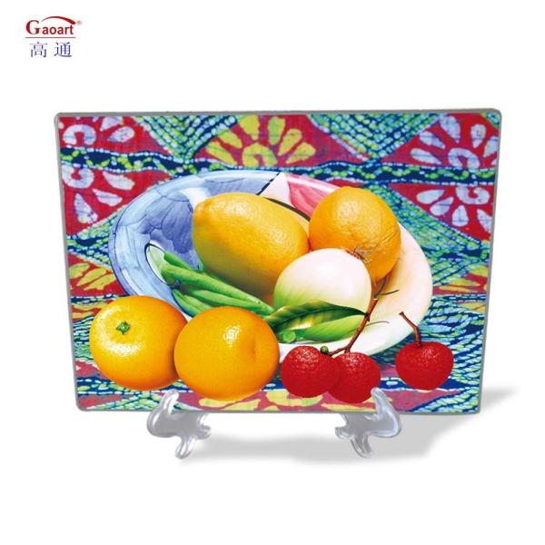 Glam Design Style Transparent Tempered Glass Kitchen Cutting Board for Christmas