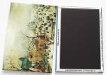 Custom Artwork 54x78mm Picture Printing Souvenir Tinplate Fridge Magnet for