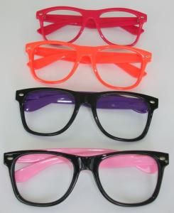 China Strong Diffraction Effect Clear Fireworks Flip UP Rainbow Glasses factory