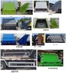 SINOTRUCK HOWO 6X2 Chassis 10 Cbm 12 Cbm 18 Cbm Waste Garbage Truck