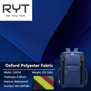 China 100% Polyester Twisting Guzhi Nylon Waterproof Pu Fabric For Backpack Laptop Bags And Other Bag Industrial Product factory