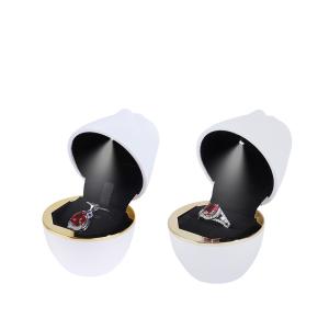 China White LED Light Jewelry Packaging Box for Necklace Ring and Bracelet 2022 Rose Design factory