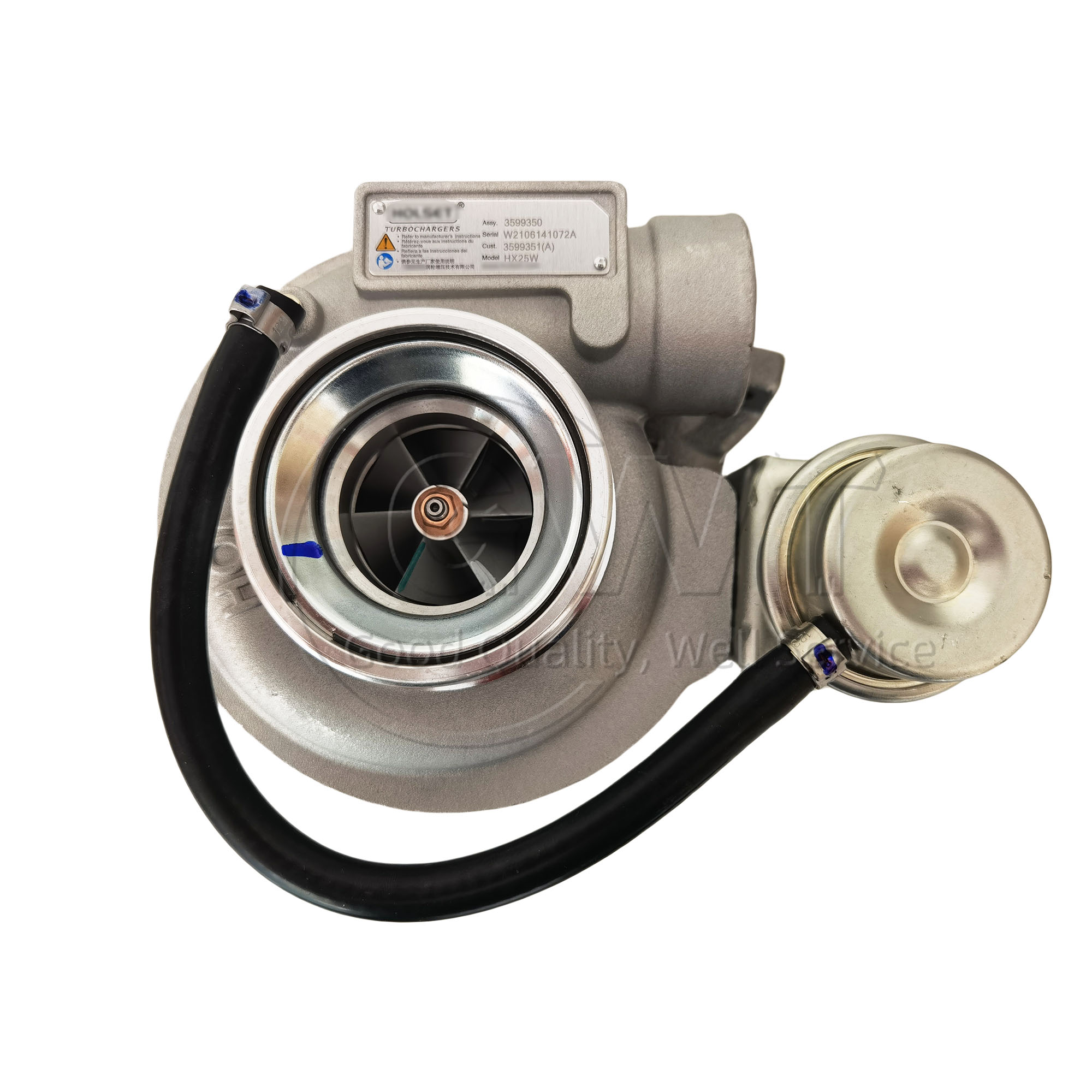 Turbocharger HX25W 504061374 2852068 3599351 4033163H 4033163 4042194 3599350 for IVECO FIAT 4 CYL 2V TC 99 HP