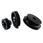Precision Custom CNC Machining Parts Black Machine Parts Axles Stainless Steel