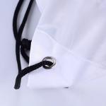 Logo Printed Cotton Canvas Drawstring Bag Full Colors Can Be Optional