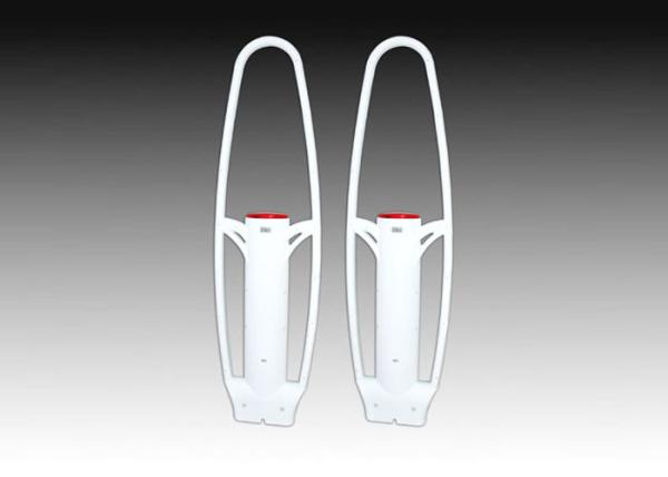White Plastic Supermarket EAS Antenna System 58khz AM Antenna Alarm Anti
