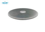 Disc Shape Robot Spare Parts , High Durability Silver CNC Turning Parts