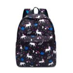 Waterproof Nylon Backpack Men's Clear Sweet Print Student Schoolbag Women's