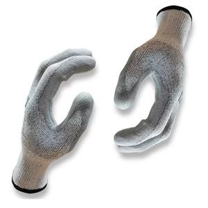 China Antislip Ce En 388 4x43c Impact Cut Resistant Gloves Level 5 Foam Nitrile Coating factory
