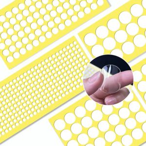 China 1mm Thickness Double Sided Nano Tape Transparent Color Removable Die Cut  For Stcking Usage on sale