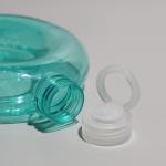 Ring Shape Empty Plastic PET Bottle 500ml With Screw Lid For Juice Beverage