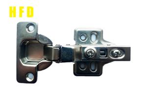 China Iron Nickel Plated 4 Hole Kitchen Cabinet Door Hinges 110 Degree factory