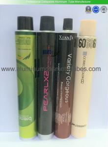 China 60ml / 80ml Volume Aluminum Cosmetic Tubes 175mm Length For Shampoo Hair Color Cream factory