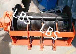 China Portable Small Hydraulic Cable Winch With Hydraulic Motor 10KN - 400KN factory