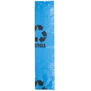 China Recycled Blue Plastic Garbage Bags 1.2 Mil 40 - 45 Gallon Environmental Friendly factory